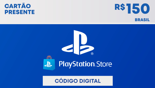 R$150 PlayStation Store - Cartão Presente Digital
