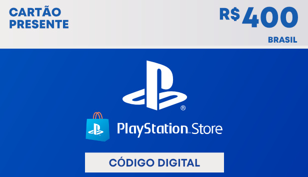 R$400 PlayStation Store - Cartão Presente Digital